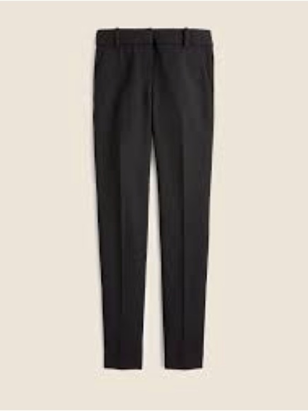 J. Crew Cameron Black Straight Leg Dress Pants